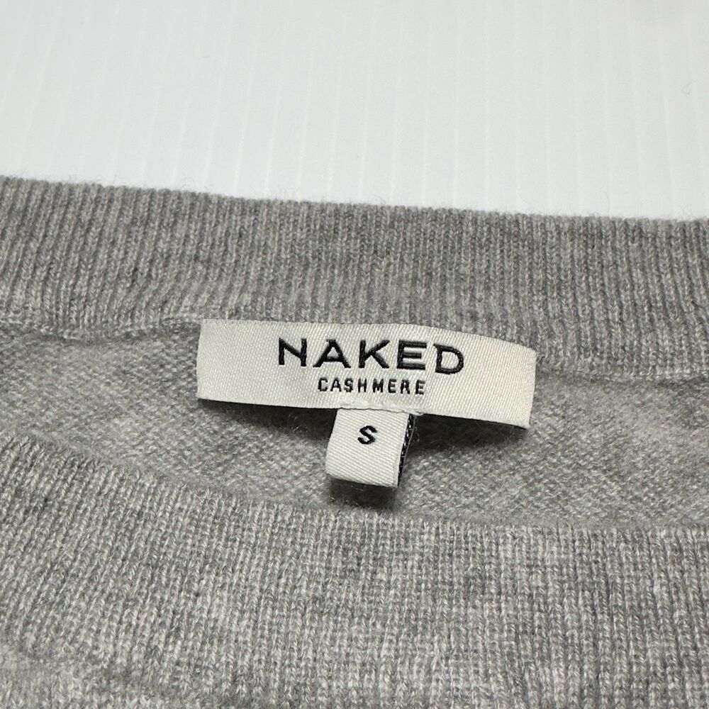 Naked Cashmere Women's Cashmere Sweater Gray Boatneck Size S Pullover - Picture 4 of 9